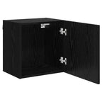 vidaXL TV-Wandschrank Schwarz Eichen-Optik 40,5x30x40cm Holzwerkstoff