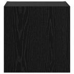 vidaXL TV-Wandschrank Schwarz Eichen-Optik 40,5x30x40cm Holzwerkstoff