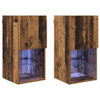 vidaXL Wandmontierte TV-Schränke 2 pcs Altholz 30,5 x 30 x 60 cm