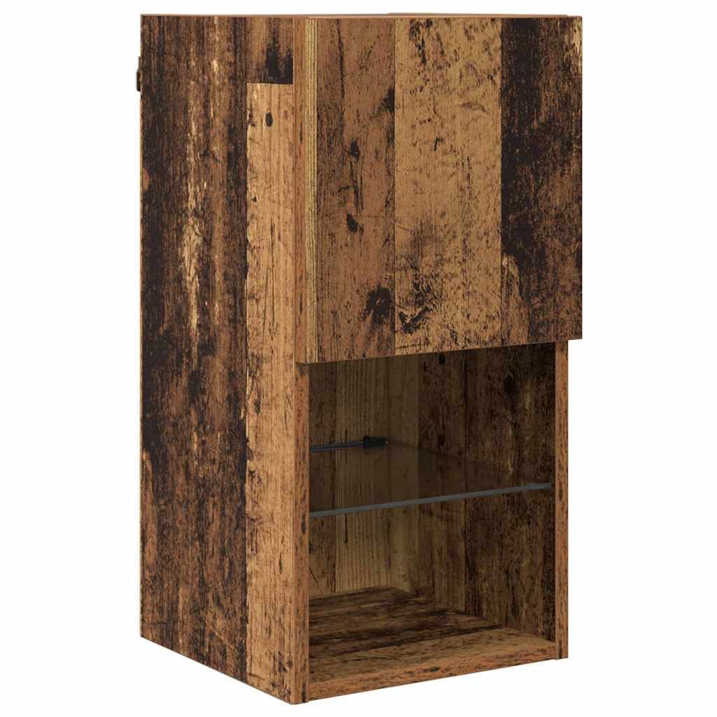 vidaXL Wandmontierte TV-Schränke 2 pcs Altholz 30,5 x 30 x 60 cm
