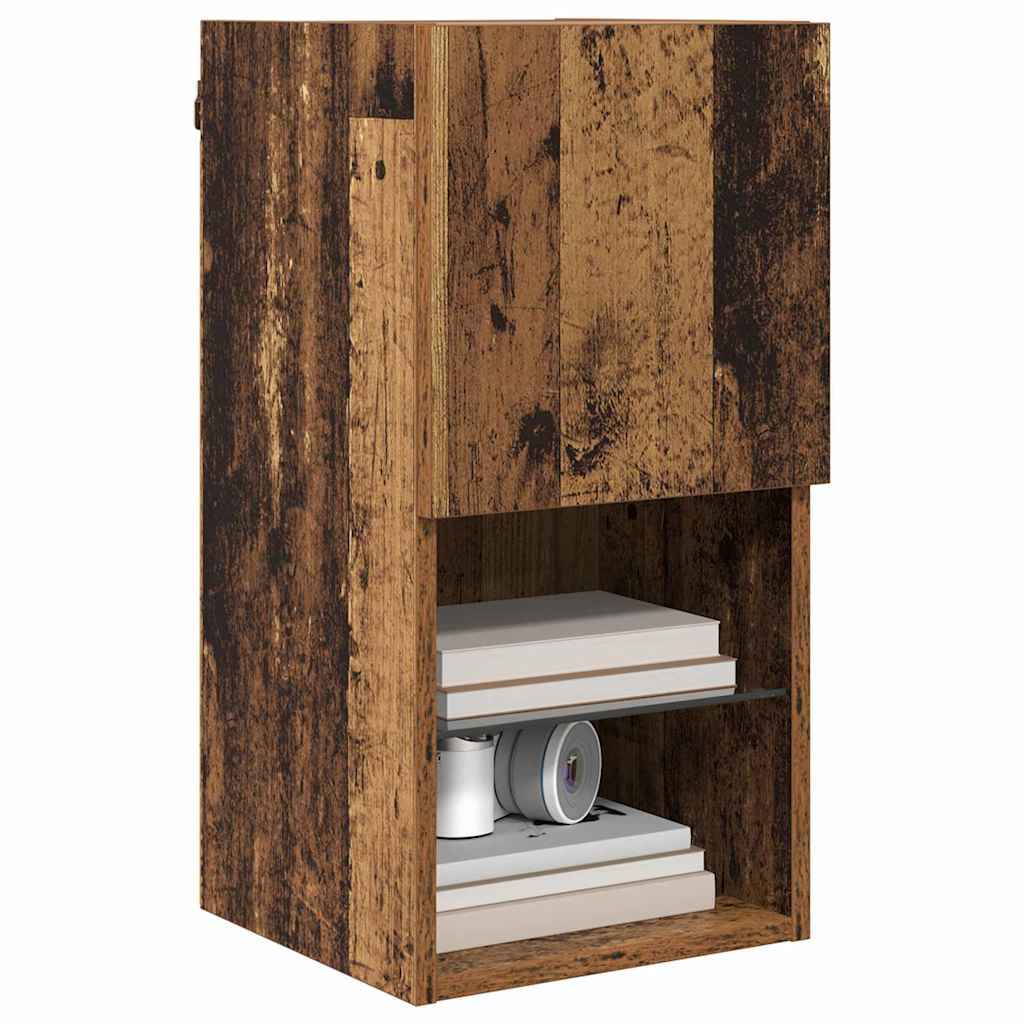 vidaXL Wandmontierte TV-Schränke 2 pcs Altholz 30,5 x 30 x 60 cm