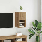 vidaXL Wandmontierter TV-Schrank Artisan-Eiche 30,5 x 30 x 60 cm