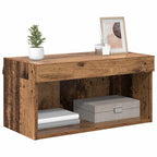 vidaXL TV-Schrankset mit LED Altholz 60 x 30 x 30 cm Holzwerkstoff