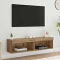 vidaXL TV-Schrankset 2 pcs Artisan-Eiche 60 x 30 x 30 cm Holzwerkstoff