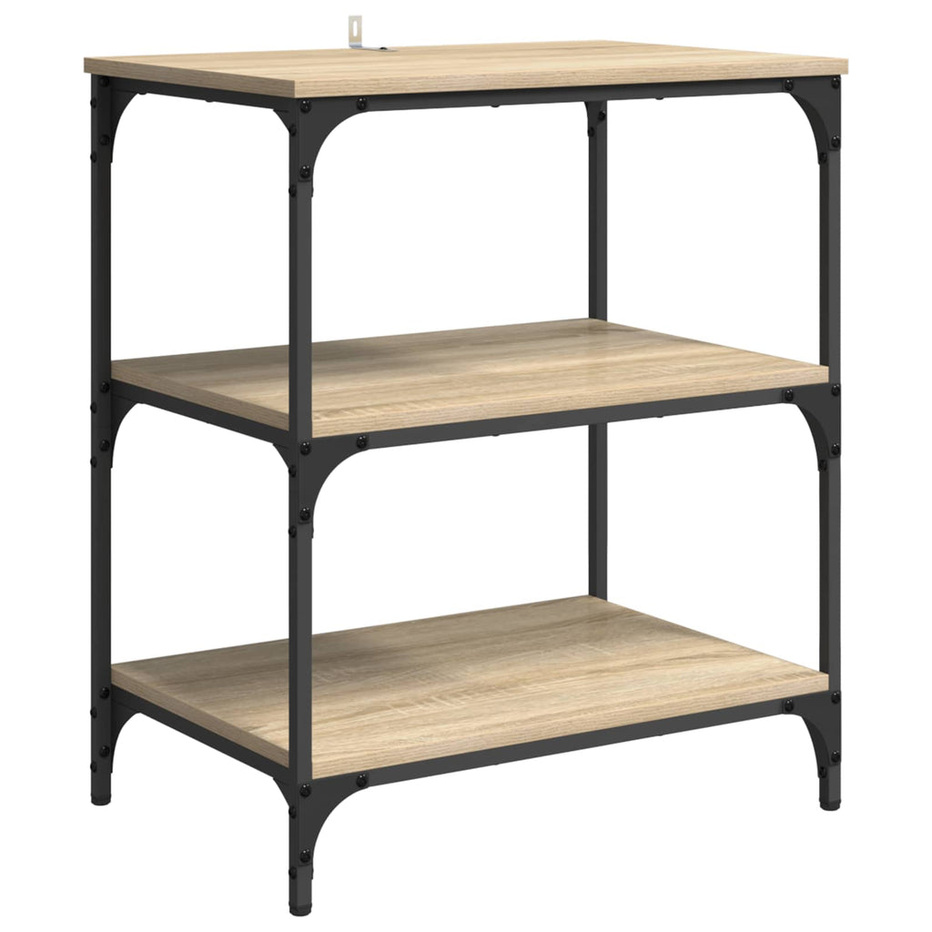 vidaXL Küchentrolley Sonoma-Eiche 60 x 41 x 76 cm Holzwerkstoff