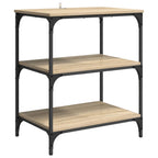 vidaXL Küchentrolley Sonoma-Eiche 60 x 41 x 76 cm Holzwerkstoff