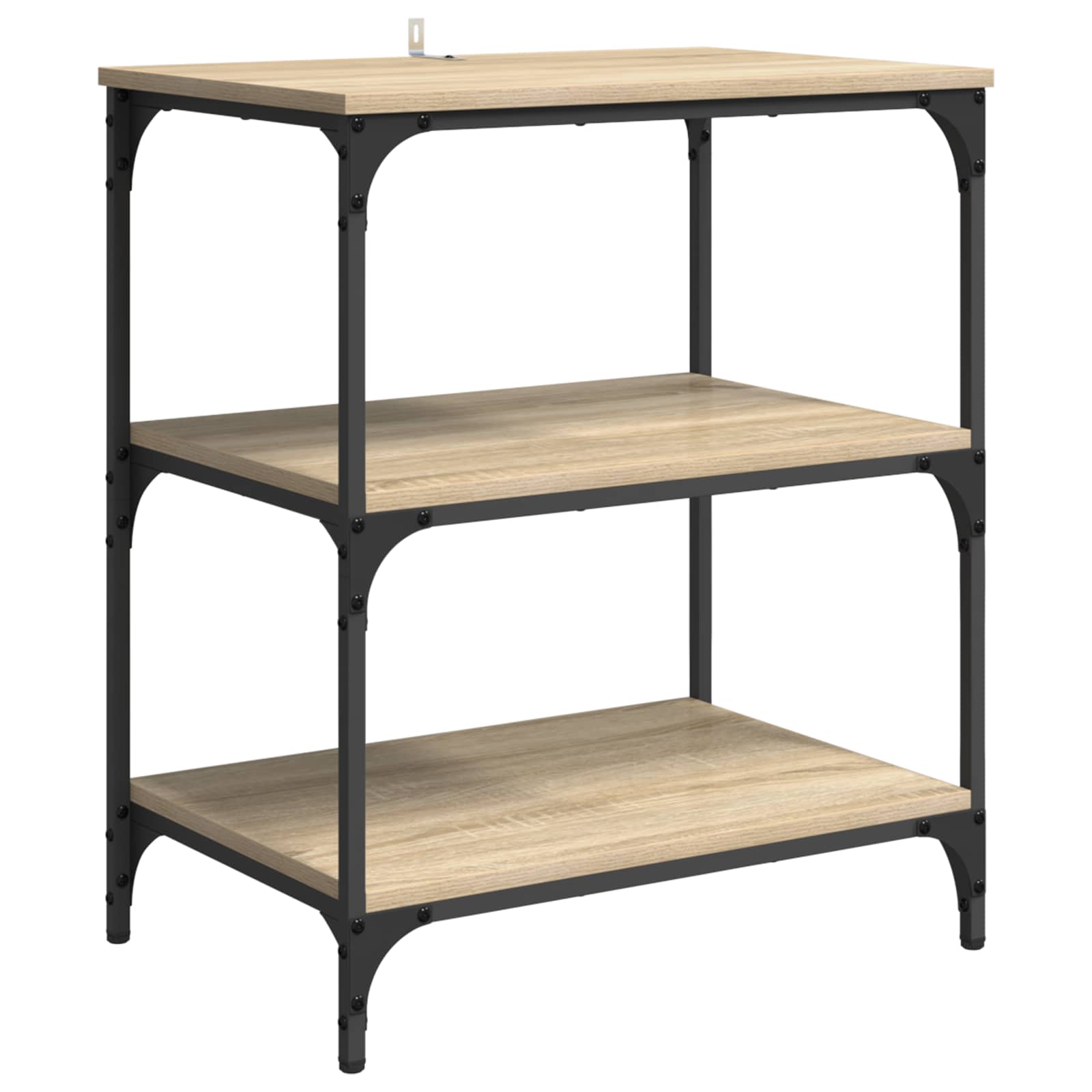 vidaXL Küchentrolley Sonoma-Eiche 60 x 41 x 76 cm Holzwerkstoff