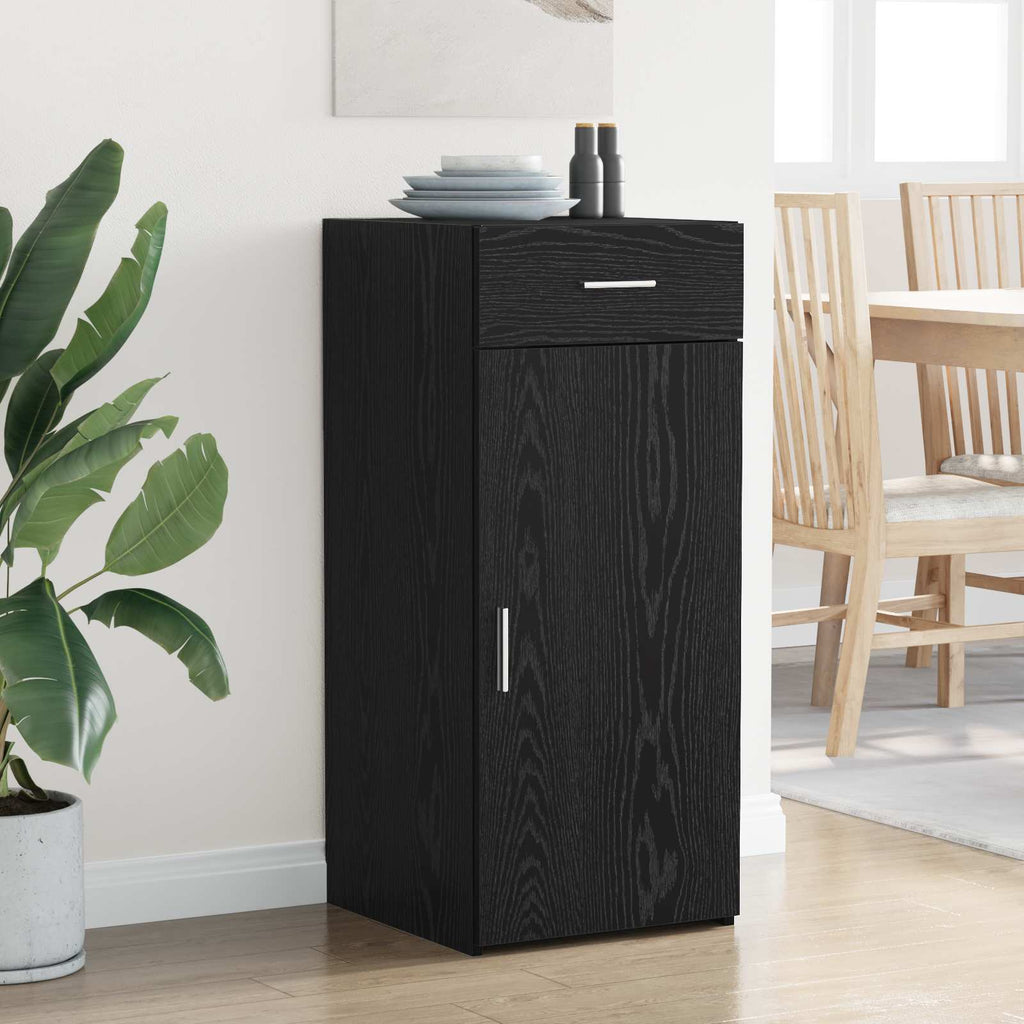 vidaXL Aufbewahrungsschrank Schwarze Eiche 40 x 42,5 x 93 cm