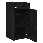 vidaXL Aufbewahrungsschrank Schwarze Eiche 40 x 42,5 x 93 cm