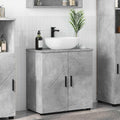 vidaXL Badezimmerschrank mit Speicher Beton Grau 61 x 35 x 64 cm