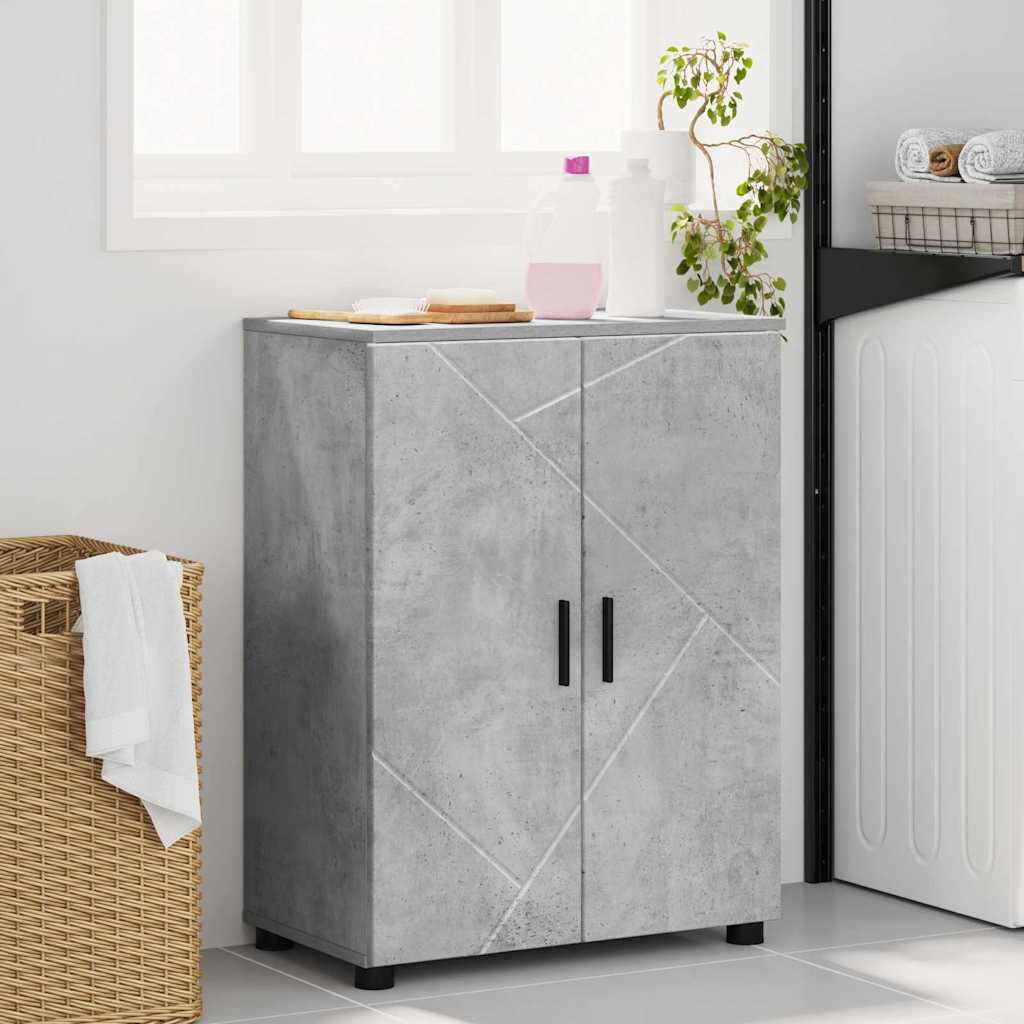 vidaXL Badezimmerschrank Beton Grau 60 x 35 x 80 cm