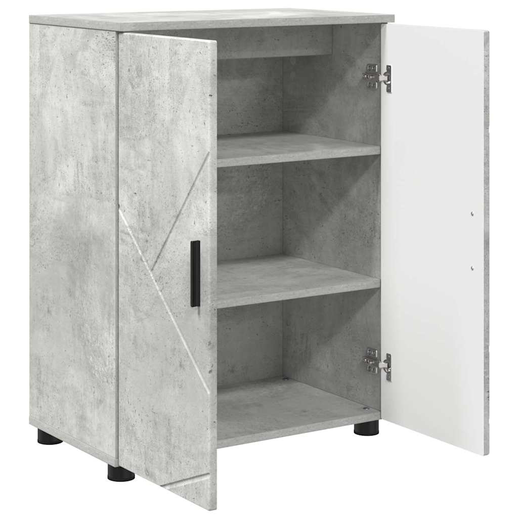 vidaXL Badezimmerschrank Beton Grau 60 x 35 x 80 cm