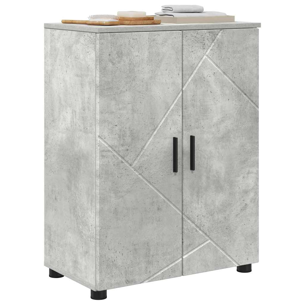 vidaXL Badezimmerschrank Beton Grau 60 x 35 x 80 cm