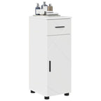 vidaXL Badezimmerschrank mit Schubladen Hochglanz Weiß 30 x 35 x 80 cm