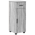 vidaXL Badezimmerschrank mit Schubladen Graues Sonoma 30 x 35 x 80 cm