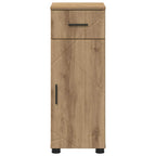 vidaXL Badezimmerschrank mit Schubladen Artisan-Eiche 30 x 35 x 80 cm