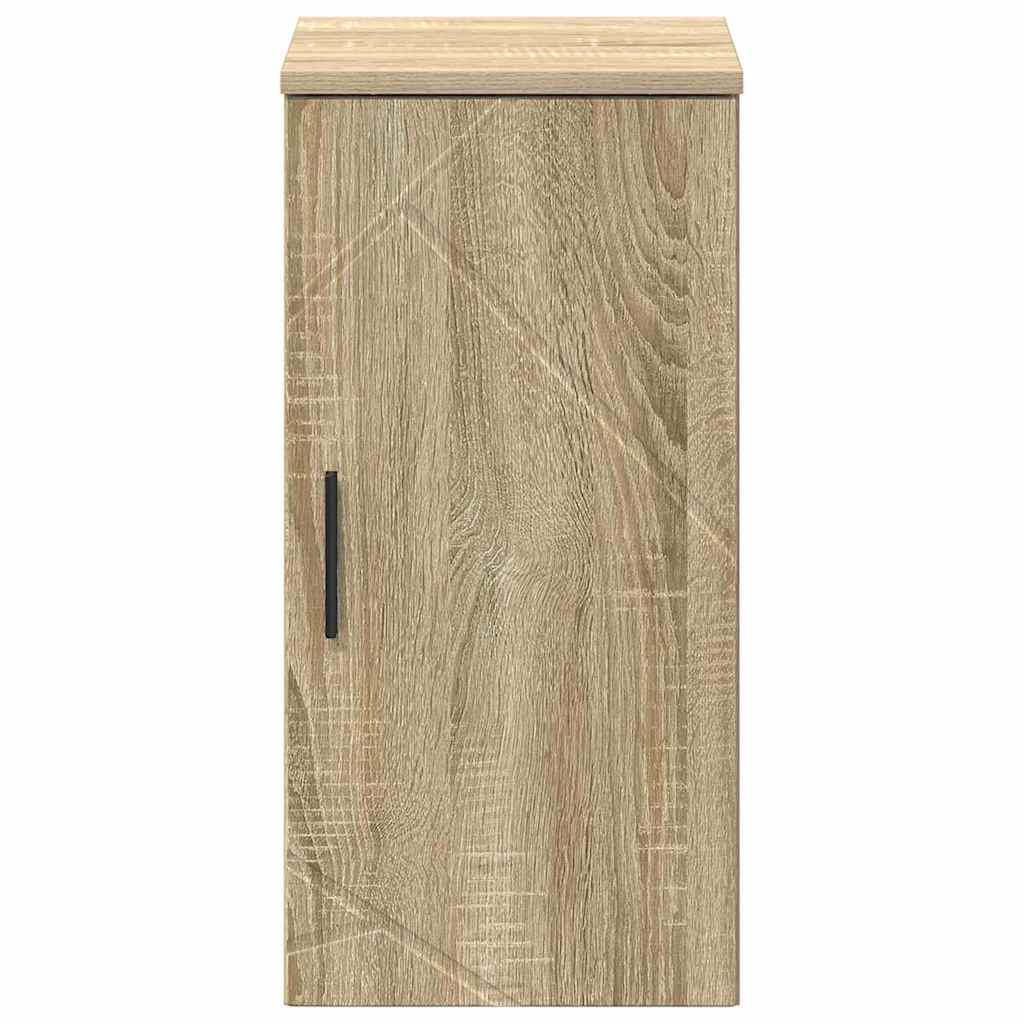 vidaXL Badezimmerschrank Wandmontiert Sonoma-Eiche 30 x 31,5 x 61 cm