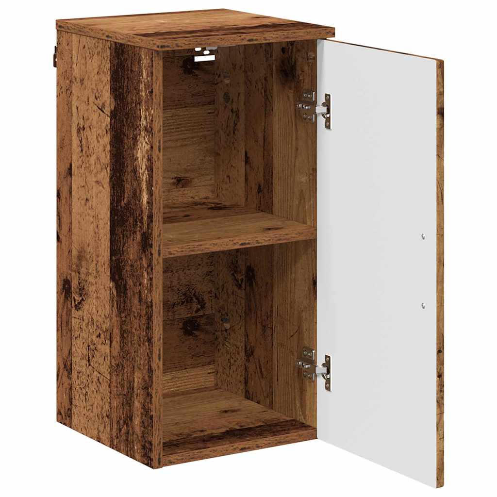 vidaXL Badezimmerschrank Wandmontiert Altholz 30 x 31,5 x 61 cm
