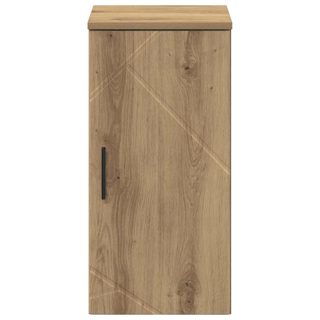 vidaXL Badezimmerschrank Wandmontiert Artisan-Eiche 30 x 31,5 x 61 cm