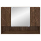 vidaXL Spiegelschrank Braun Eichen-Optik 80 x 17 x 55 cm Holzwerkstoff
