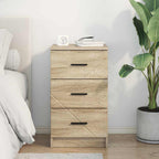 vidaXL Nachttisch Sonoma-Eiche 38 x 38 x 66 cm Holzwerkstoff