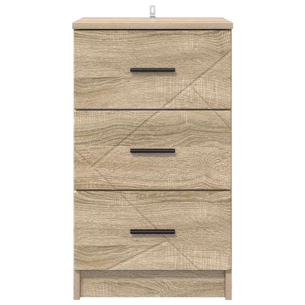 vidaXL Nachttisch Sonoma-Eiche 38 x 38 x 66 cm Holzwerkstoff