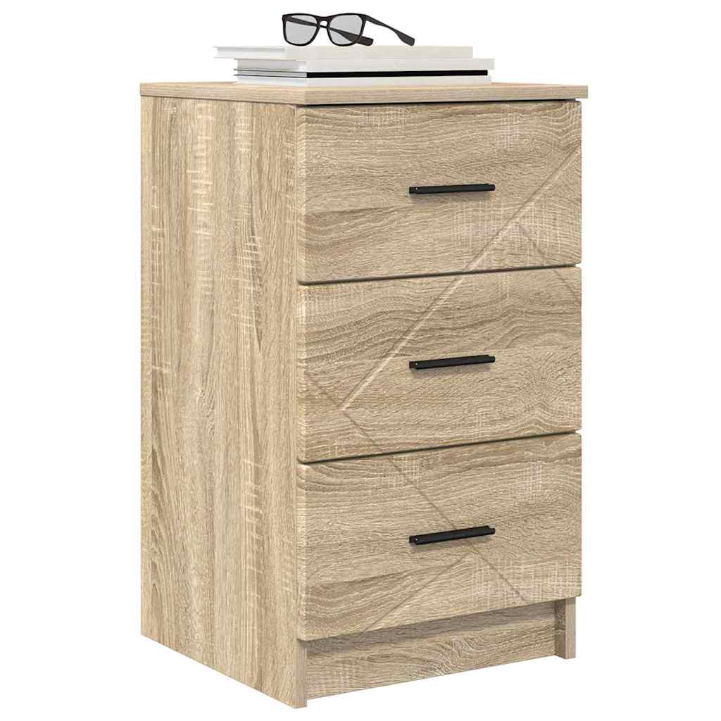 vidaXL Nachttisch Sonoma-Eiche 38 x 38 x 66 cm Holzwerkstoff