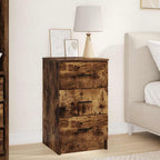 vidaXL Nachttisch Räuchereiche 38 x 38 x 66 cm Holzwerkstoff