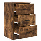 vidaXL Nachttisch Räuchereiche 38 x 38 x 66 cm Holzwerkstoff