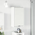 vidaXL Badezimmerschrank Weiß 39 x 23,5 x 65 cm Holzwerkstoff, Metall