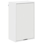 vidaXL Badezimmerschrank Weiß 39 x 23,5 x 65 cm Holzwerkstoff, Metall