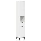 vidaXL Badezimmerschrank mit Schubladen Weiß 31,5 x 33 x 190 cm
