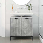 vidaXL Waschbeckenschrank Beton Grau 60,5 x 33,5 x 61 cm Holzwerkstoff