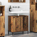 vidaXL Waschbeckenschrank Altholz 60,5 x 33,5 x 61 cm Holzwerkstoff