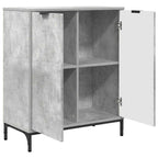 vidaXL Sideboard Beton Grau 69,5 x 33 x 82 cm Holzwerkstoff