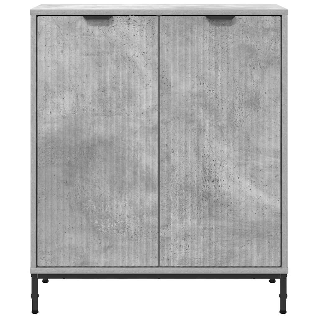vidaXL Sideboard Beton Grau 69,5 x 33 x 82 cm Holzwerkstoff