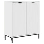 vidaXL Sideboard Hochglanz Weiß 69,5 x 33 x 82 cm Holzwerkstoff