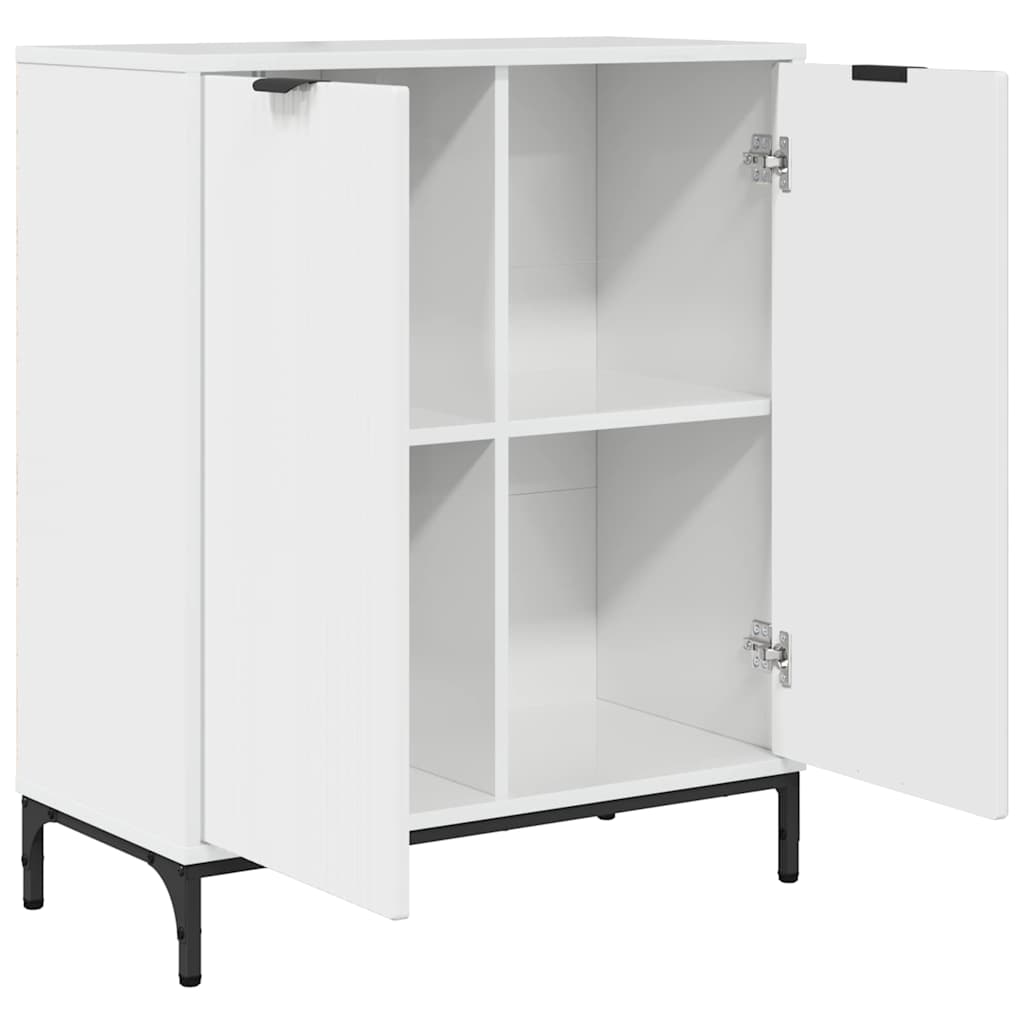 vidaXL Sideboard Hochglanz Weiß 69,5 x 33 x 82 cm Holzwerkstoff