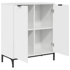 vidaXL Sideboard Hochglanz Weiß 69,5 x 33 x 82 cm Holzwerkstoff