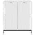 vidaXL Sideboard Hochglanz Weiß 69,5 x 33 x 82 cm Holzwerkstoff