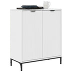 vidaXL Sideboard Hochglanz Weiß 69,5 x 33 x 82 cm Holzwerkstoff