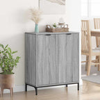 vidaXL Sideboard Graues Sonoma 69,5 x 33 x 82 cm Holzwerkstoff