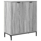 vidaXL Sideboard Graues Sonoma 69,5 x 33 x 82 cm Holzwerkstoff