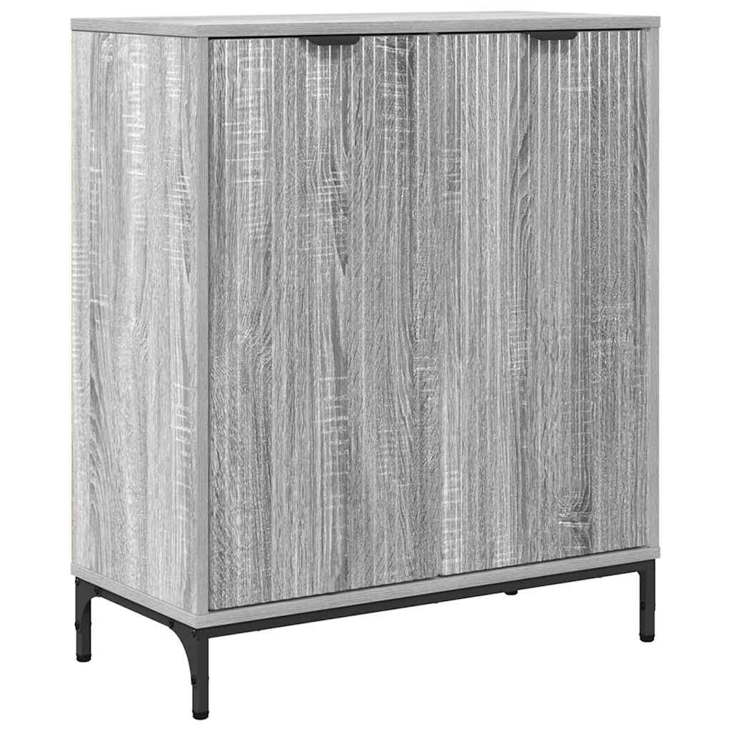 vidaXL Sideboard Graues Sonoma 69,5 x 33 x 82 cm Holzwerkstoff