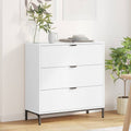 vidaXL Sideboard mit Schubladen Weiß 79,5 x 33 x 82 cm Holzwerkstoff