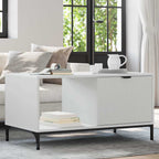 vidaXL Couchtisch mit Schubladen Weiß 90 x 49 x 46 cm Holzwerkstoff