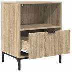 vidaXL Nachttisch 2 pcs Sonoma-Eiche 49 x 36 x 61 cm Holzwerkstoff