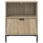 vidaXL Nachttisch 2 pcs Sonoma-Eiche 49 x 36 x 61 cm Holzwerkstoff
