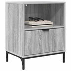 vidaXL Nachttisch 2 pcs Grau Sonoma 49 x 36 x 61 cm Holzwerkstoff