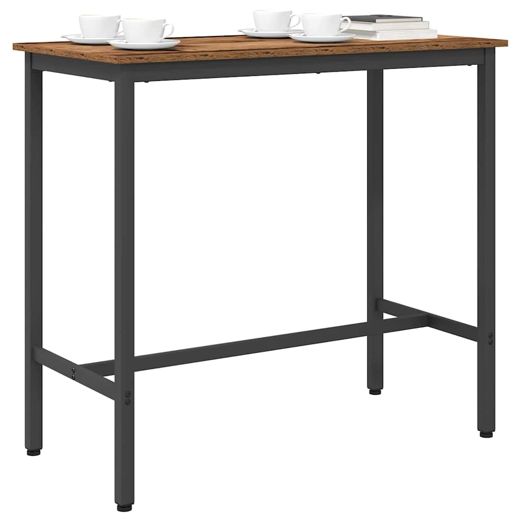 vidaXL Tisch Altholz 100 x 50 x 90,5 cm Ingenieure Holz und Stahl
